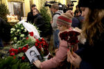 На церемонии прощания с хирургом-онкологом Андреем Павленко в Спасо-Преображенском соборе в Санкт-Петербурге, 6 января 2020 года