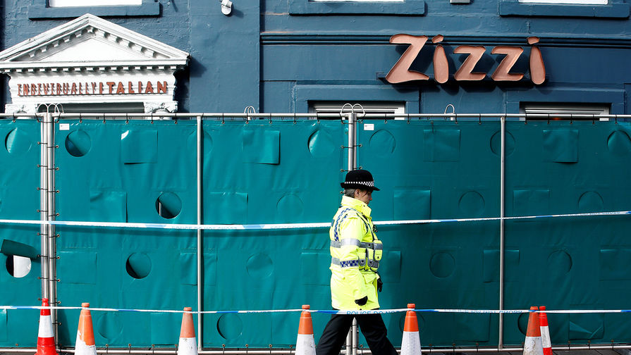 Ресторан &laquo;Zizzi&raquo;, где ранее были обнаружены следы нервно-паралитического вещества, 11 марта 2018 года