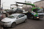 Массовая эвакуация автомобилей с Садового кольца в день расширения зоны платных парковок