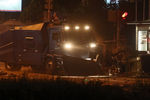 Баррикады в Минске во вторую ночь протестов после выборов президента Белоруссии, 11 августа 2020 года
