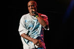 Рэпер DMX во время выступления, 2014 год 