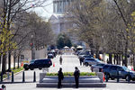 На месте инцидента около Капитолия в Вашингтоне, 2 апреля 2021 года