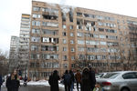 Последствия взрыва в жилом доме на улице Зеленой в Химках, 19 марта 2021 года
