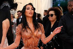 Ким Кардашьян и Канье Уэст на красной дорожке Met Gala-2019, 6 мая 2019 года