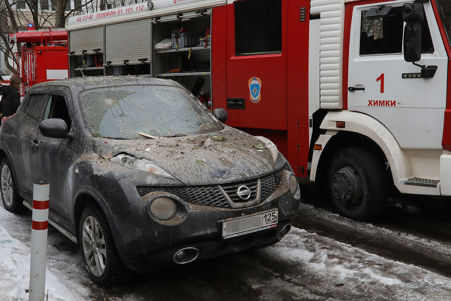 Последствия взрыва в&nbsp;жилом доме на&nbsp;улице Зеленой в&nbsp;Химках, 19&nbsp;марта 2021&nbsp;года
