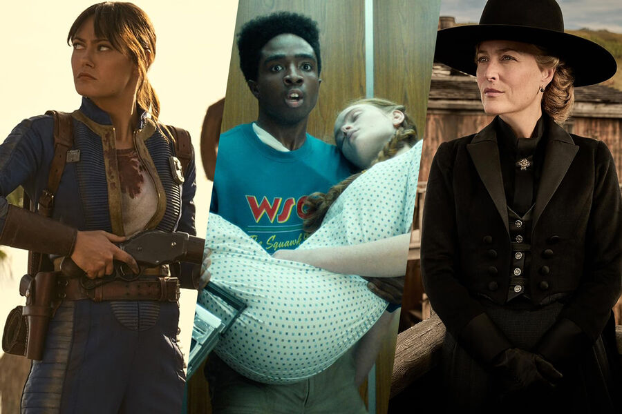 Кадры из&nbsp;сериалов «Фоллаут», «Очень странные дела», «Покинутые»