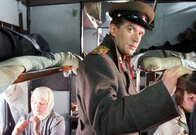 Владимир Машков во время съемок фильма «Вор»(1997 г.)