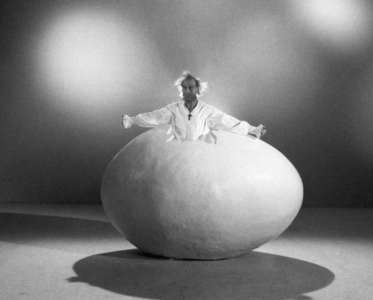 Кахи Кавсадзе на&nbsp;съемках фильма &laquo;Дон Кихот&raquo;, 1988&nbsp;год