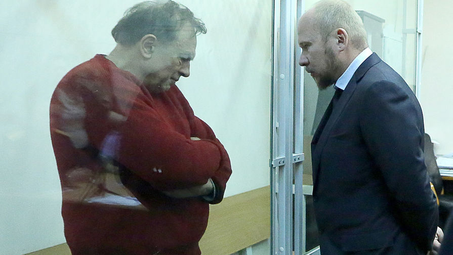 Доцент Санкт-Петербургского государственного университета (СПбГУ) Олег Соколов, подозреваемый в&nbsp;убийстве аспирантки, на&nbsp;заседании Октябрьского районного суда Санкт-Петербурга, 11 ноября 2019 года