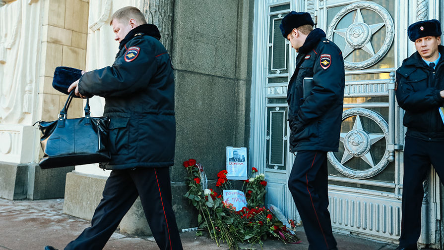 Здание МИДа на Смоленской площади, 20 декабря 2016 года