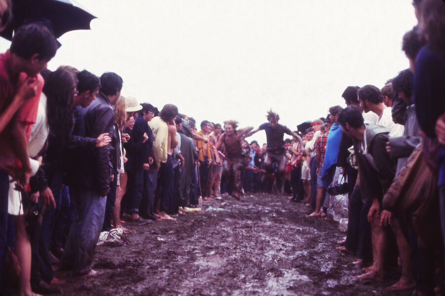 Во время музыкального фестиваля Woodstock, 1969&nbsp;год