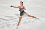 Анна Щербакова во время выступления в произвольной программе женского одиночного катания на чемпионате мира по фигурному катанию в Стокгольме, 26 марта 2021 года