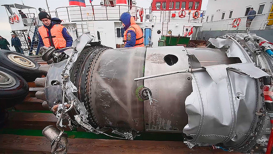 Работы по&nbsp;подъему обломков самолета Ту-154 Минобороны России, потерпевшего крушение после вылета из&nbsp;Сочи, 29&nbsp;декабря 2016&nbsp;года