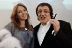 Дмитрий Дибров с супругой Полиной, 2009 год