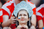 Болельщики во время матча 1/8 финала чемпионата мира по футболу между сборными Испании и России
