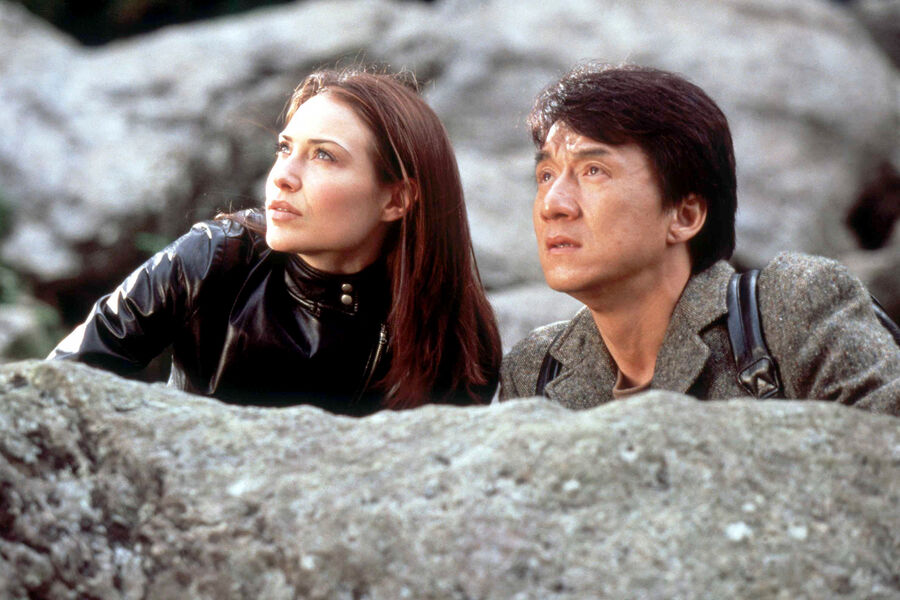 Клэр Форлани и Джеки Чан в&nbsp;картине &laquo;Медальон&raquo; (2003)