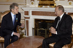 Ван Клиберн и Владимир Путин. 2004 год