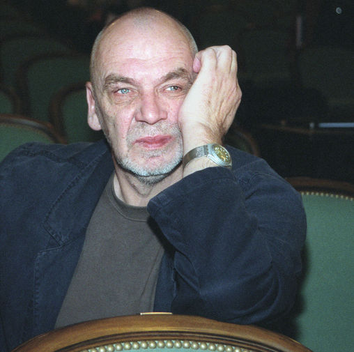 Режиссер Эймунтас Някрошюс во время репетиции оперы Джузеппе Верди «Макбет» на сцене Большого театра в Москве, 2003 год