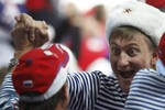 Колоритные российские болельщики