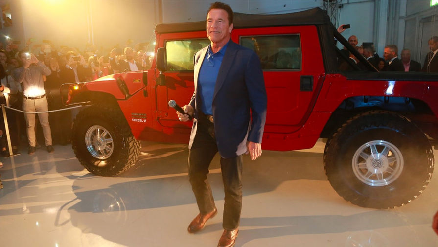 Электрический Hummer H1, сделанный на заказ для Арнольда Шварценеггера, 2017 год