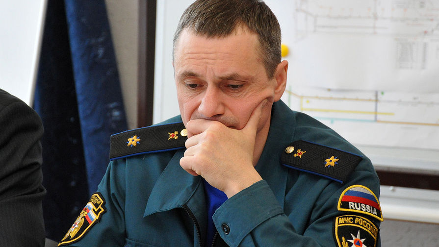 Заместитель начальника управления военизированных горноспасательных частей МЧС РФ (ВГСЧ МЧС РФ) Владлен Аксенов на оперативном совещании 28 февраля