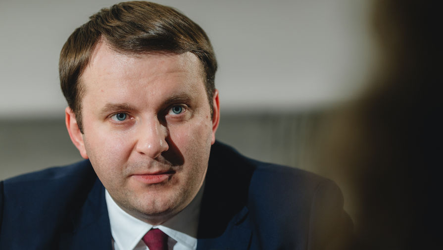 Министр экономического развития Максим Орешкин во время интервью в редакции «Газеты.Ru»