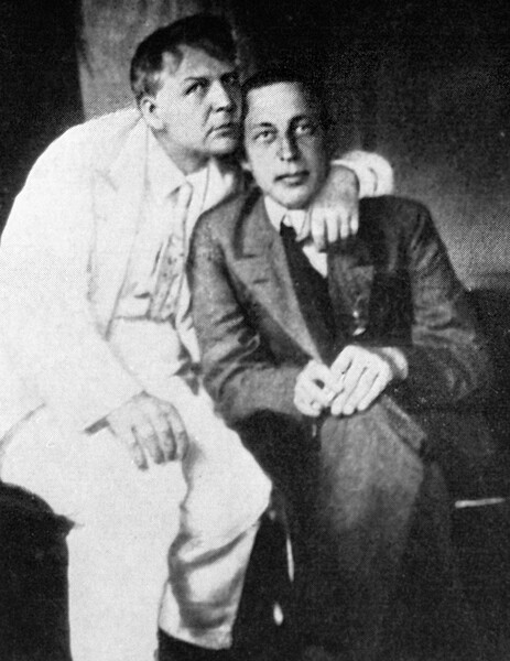 Сергей Рахманинов и Федор Шаляпин, 1916&nbsp;год
