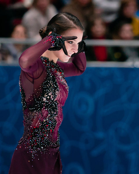Анна Щербакова выступает в&nbsp;произвольной программе на&nbsp;чемпионате России &mdash; 2022