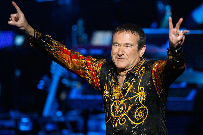Робин Уильямс выступает на&nbsp;концерте Idol Gives Back в&nbsp;Калифорнии, 2006&nbsp;год