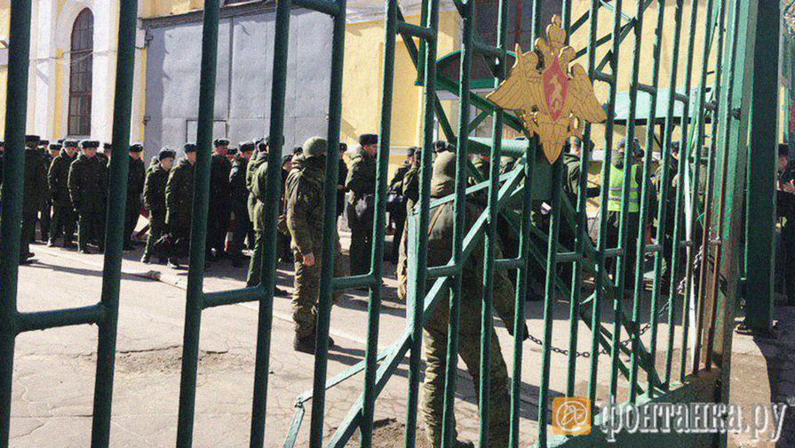 Ситуация на&nbsp;месте взрыва на&nbsp;территории Военно-космической академии им. А.Ф. Можайского в&nbsp;Санкт-Петербурге, 2 апреля 2019 года