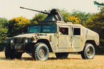 High Mobility Multipurpose Wheeled Vehicle (HMMWV или Humvee) — армейский вседорожник, на базе которого позже был сделан первый Hummer H1