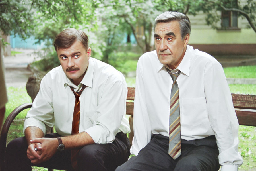 Михаил Пореченков и Анатолий Васильев в&nbsp;фильме &laquo;Большая любовь&raquo;, 2006&nbsp;год