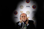 Небольшая панорама выступления президента ФИФА