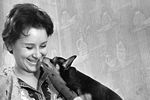 Тамара Миансарова у себя дома, 1965 год