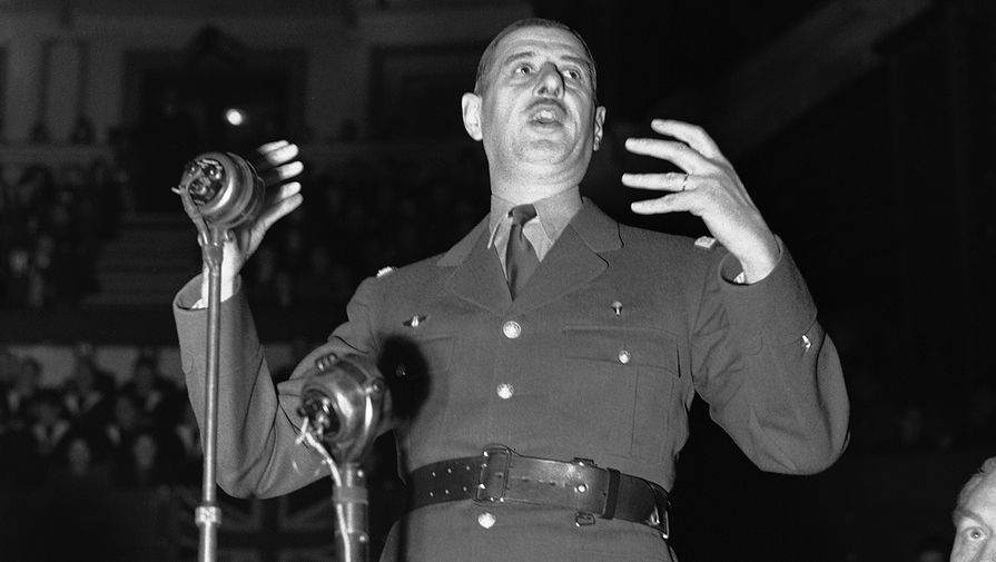 Генерал Шарль Де Голль в Лондоне, 1941 год