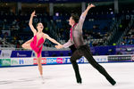Анастасия Мишина и Александр Галлямов выступают с&nbsp;короткой программой на&nbsp;этапе Гран-при в&nbsp;Сочи