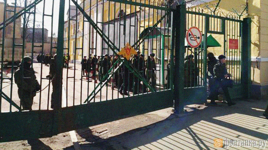 Ситуация на&nbsp;месте взрыва на&nbsp;территории Военно-космической академии им. А.Ф. Можайского в&nbsp;Санкт-Петербурге, 2 апреля 2019 года