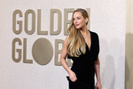 Актриса Дженнифер Лоуренс перед церемонией вручения премии «Золотой глобус», 8 января 2023 года
