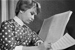Композитор Александра Пахмутова, 1961 год