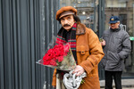 Артист цирка, актер Амаяк Акопян перед церемонией прощания с народным артистом РСФСР, президентом Московского академического театра сатиры Александром Ширвиндтом, 18 марта 2024 года