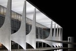 Дворец правительства в Бразилиа.