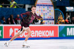 Анна Щербакова выступает в произвольной программе на чемпионате России — 2022