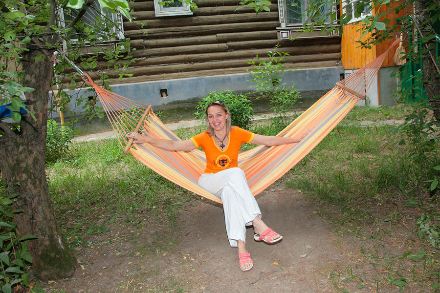 Татьяна Проценко у&nbsp;себя на&nbsp;даче, 2007&nbsp;год
