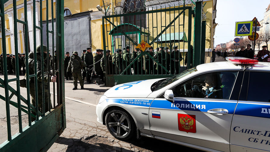 Ситуация на&nbsp;месте взрыва на&nbsp;территории Военно-космической академии им. А.Ф. Можайского в&nbsp;Санкт-Петербурге, 2 апреля 2019 года