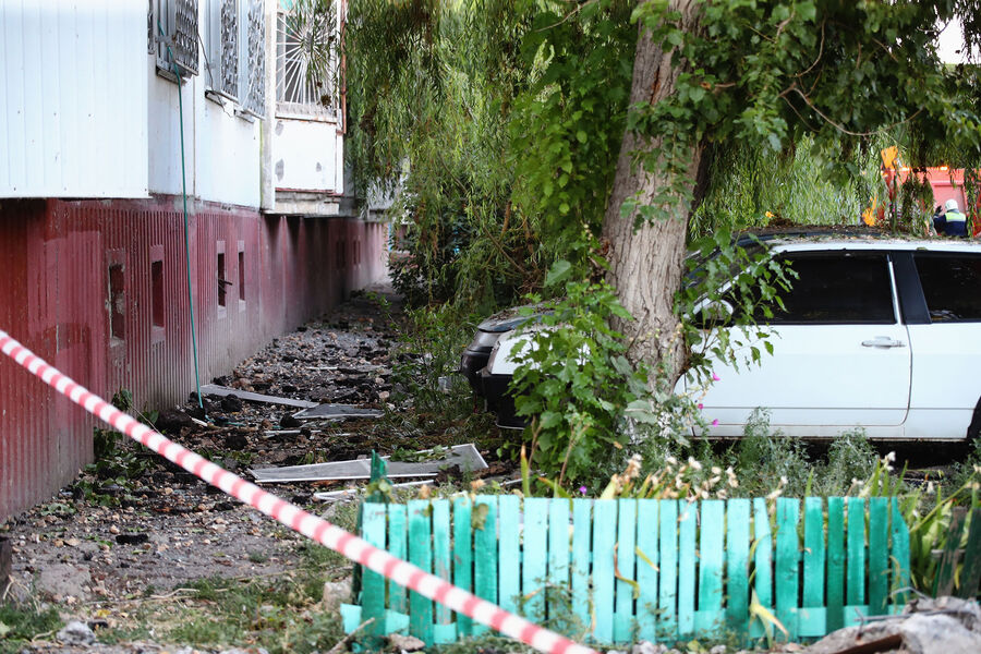 На&nbsp;месте взрыва на&nbsp;канализационно-насосной станции в&nbsp;Красноармейском районе Волгограда, 6&nbsp;июля 2024&nbsp;года