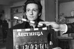 Актер Олег Меньшиков на съемочной площадке, 1992 год