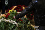 Церемония прощания с актером Дмитрием Марьяновым в Доме кино в Москве, 18 октября 2017 года
