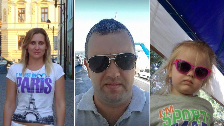 Погибшие Инна Ходарева, Константин Ларьков и Арина Харькова