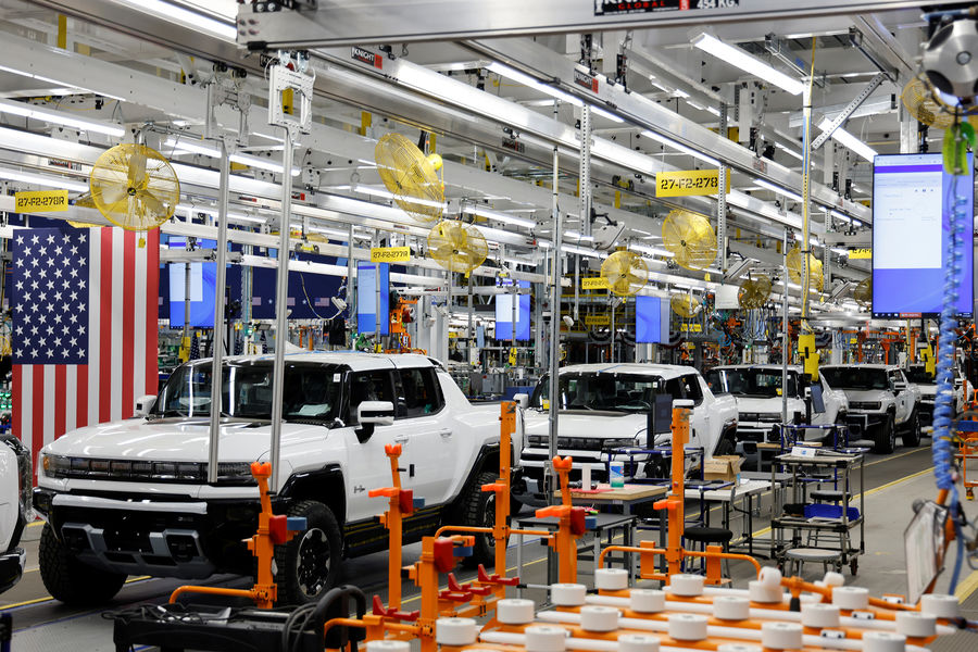 Производство электрического Hummer на&nbsp;заводе General Motors
