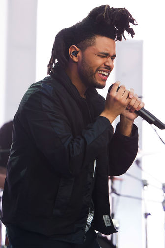 The Weeknd выступает на шоу NBC «Today», 2015 год